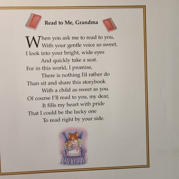 "READ to Me Grandma" Hardcover Book - Picture 8 of 9